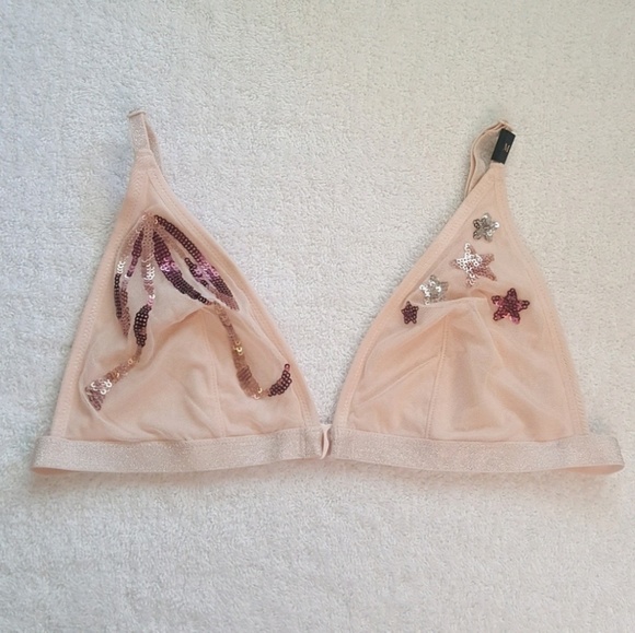 🚫SOLD🚫 NWT VS Sequin Sparkle Plunge Bralette - Picture 5 of 7